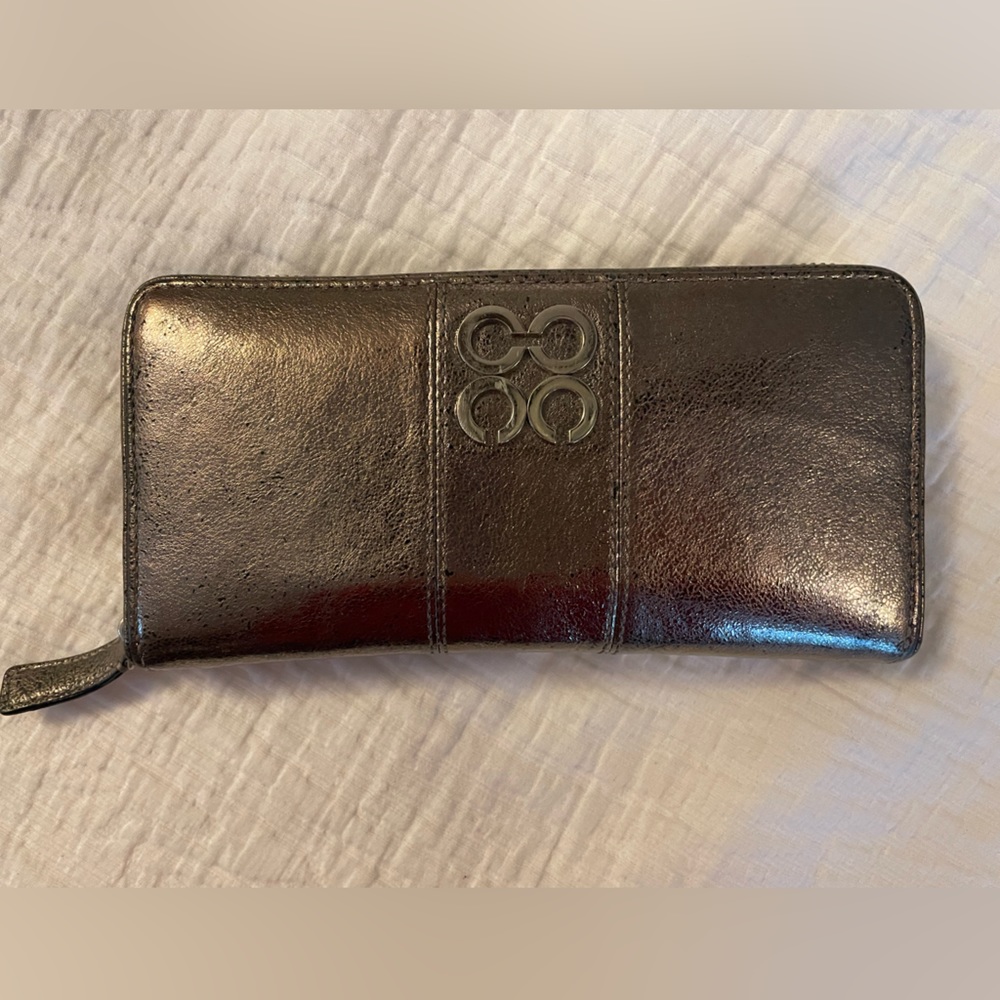 Metallic Coach Wallet